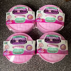 Mystery Squishy Bao Bun Sensory Fidget Toys Set of 4